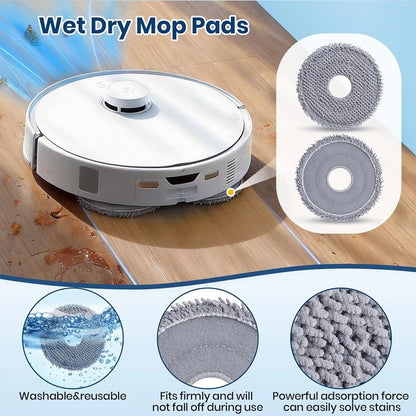 Compatible with Roborock Qrevo Edge / EdgeC / Edge S5A / 5V1 / Curv Vacuum Parts Main Roller Side Brush Hepa Filter Mop Cloth Dust Bag