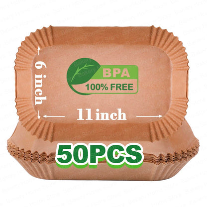 Large Air Fryer Disposable Liners For Ninja FG551 6-in-1 Grill Parchment Paper For Ninja Smart XL AirFryer Baking Accessories