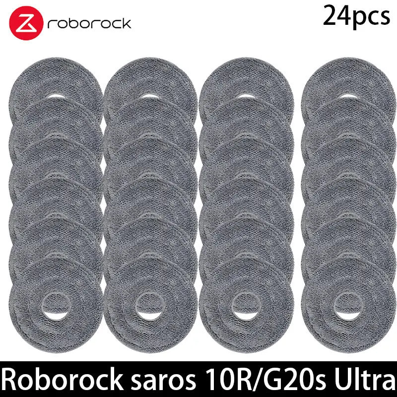 Compatible with Roborock Saros 10R/G20S Ultra Accessories Brush Filter Mop Cloth Dust Bag Spare Parts
