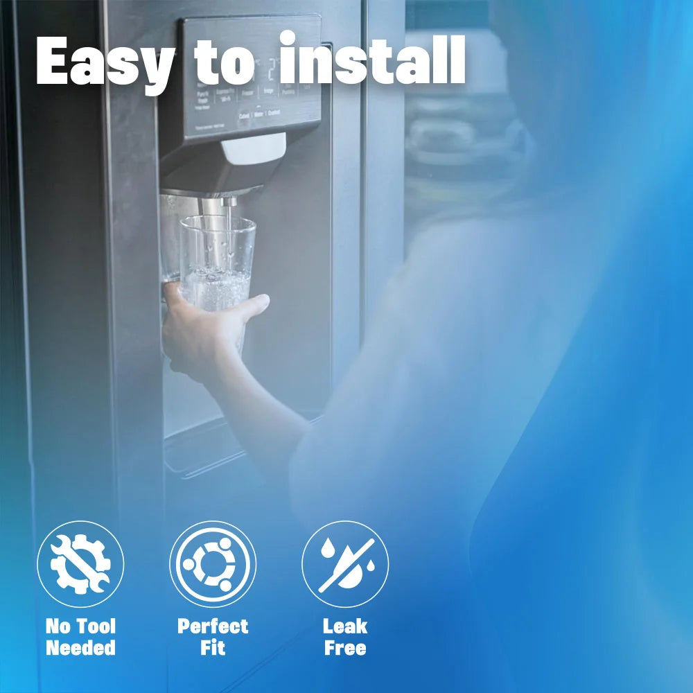 MSWF Water Filter Replacement Compatible with GE MSWF 101820A-101821B-RWF1500A-MSWFDS 3 Pcs High-Efficiency Long-Lasting