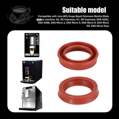 10/1PCS Coffee Machine Seals For AEG Water Sealing Rings Silicone Texture For Coffee Machine Water Tanks