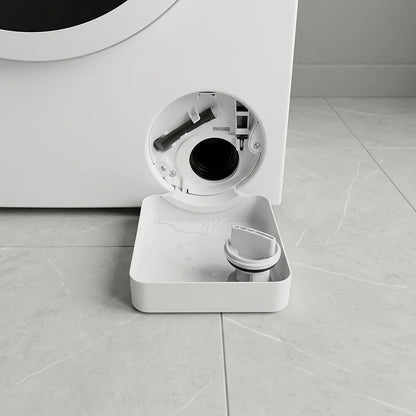 Washing machine drainage funnel - A drip tray for cleaning the lint filter, preventing water leakage in the laundry room