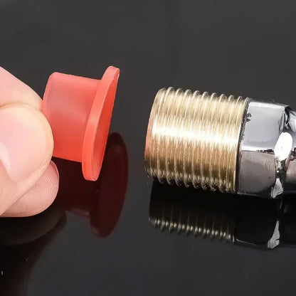 50/10PCS Faucet Sealing Gasket Washer Silicone Raw Belt Triangle Valve Rubber Pipe Hose Prevent Dripping Leakage Plug