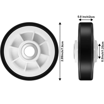 12001541 303373K 2pcs Dryer Drum Support Roller Kit Replacement Part Compatible with Maytag & Crosley Dryers 303373 12001541VP