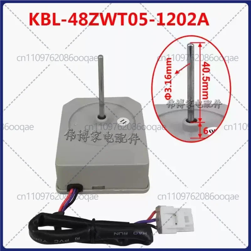Replacement Refrigerator Fan Motor — DC12V — KBL-48ZWT05-1202A Reference