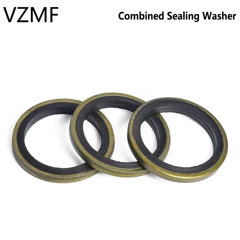 2/5/10/20/PCS Combined seal washer Bonded Seal Sealing Ring Oil Drain Screw M6 M8 M10 M12 M14 M16 M18 M20 M22 M24 M27 M30~60mm