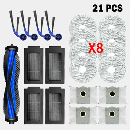 For Ecovacs T30C / T30C OMNI Vacuum Cleaner Replacement Accessories Main Side Brush HEPA Filter Mop Cloths Dust Bag Spare Parts