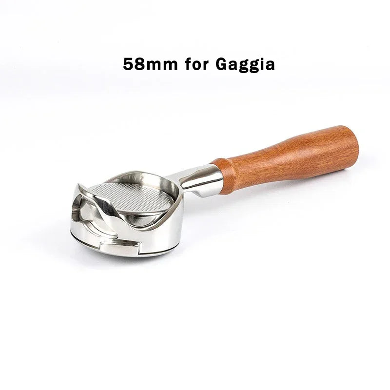 58MM 2ears Stainless Steel Coffee Handle Filter for Gaggia/Baby/Classic Coffee Machine Bottomless Hollow Portafilter Tool