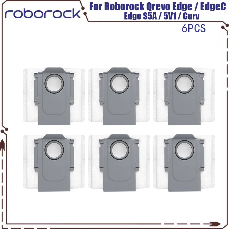 Compatible with Roborock Qrevo Edge / EdgeC / Edge S5A / 5V1 / Curv Vacuum Parts Main Roller Side Brush Hepa Filter Mop Cloth Dust Bag
