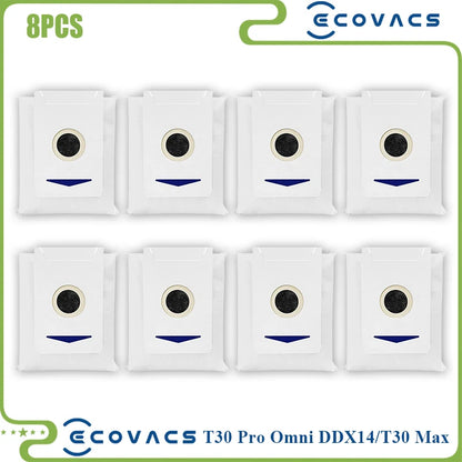 For Ecovacs Deebot T30 PRO OMNI / T30 Max / T30 / DDX14 Vacuum Cleaner Main Side Brush Filter Mop Cloth Replacement Parts