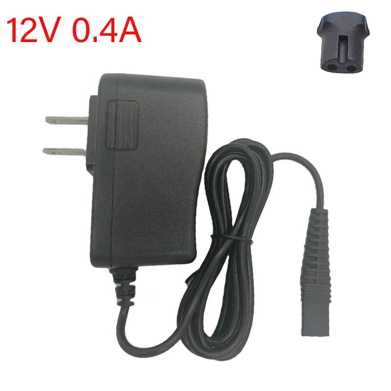 Replacement Shaver Charger — 12V Compatible with Braun 190 / 199 / 1775 / 330 / 340 — Model Options