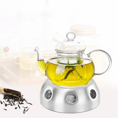 Hollow Teaware Round Teapot Warmer Teapot Stove Stainless Steel Base Heater