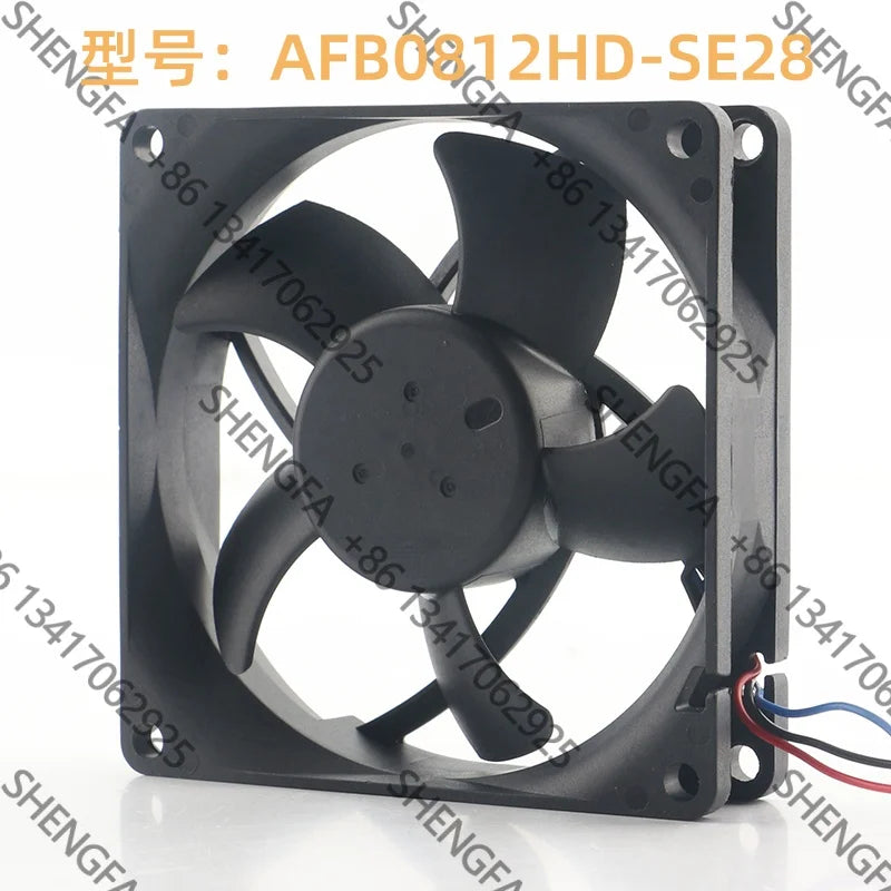 Cooling Fan Delta DC 12V 0.27A 8020 8CM 80X80X20MM three -wire High air Volume Ball Chassis Projector AFB0812HD-SE28
