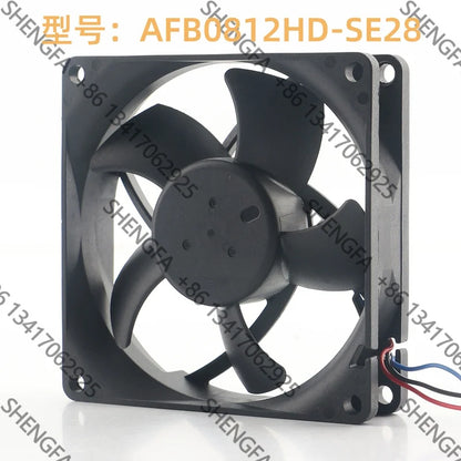 Cooling Fan Delta DC 12V 0.27A 8020 8CM 80X80X20MM three -wire High air Volume Ball Chassis Projector AFB0812HD-SE28