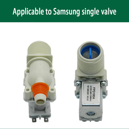 FPD-180A Compatible with Samsung Washing Machine Water Inlet Single Valve Solenoid Steam Valve Built-in Water Filter Household Accessories
