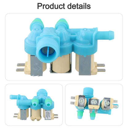 Robust Water Inlet Solenoid Valve Compatible with Samsung Washing Machines Part Number DC6200266E Compatible with XQB140D88S XQB160D99ISC