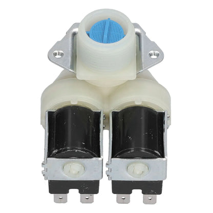 Washer Water Inlet Valve Washing Machine Inlet Solenoid Valve Double Head Replacement Accessories for Automatic Washing Machines