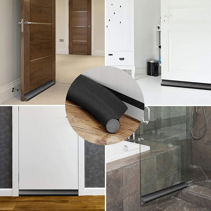 1pc Door Bottom Seal Strip, Windproof Dustproof Insectproof , Cuttable Door Gap Draft Blocker Weather Stripping