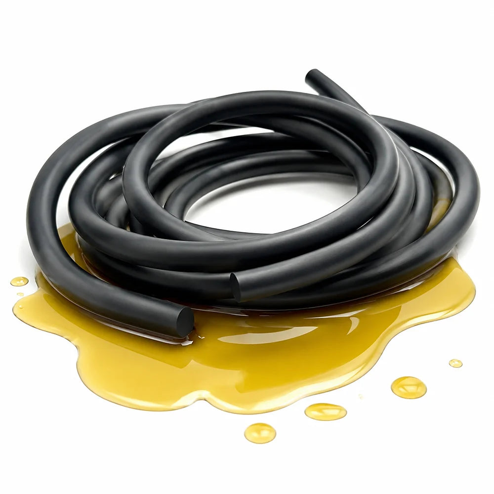 10/5/2M Black FKM Sealing Strip Diameter 1.5~10mm / sealing strip for hydraulic equipment