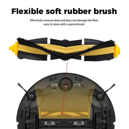 Main Roller Brush For Ecovacs OZMO 920 950 T5 T8 T8 Max T8 AIVI T9 N7 N8 Pro Yeedi 2 Hybrid Deep Clean Spare Accessories