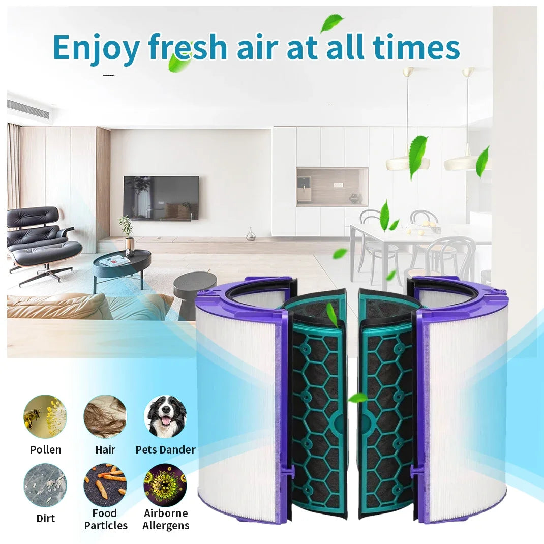 Used for Dyson Air Filters HP01 HP02 DP01、TP01 TP02 AM11 BP01、PH01 PH3A、TP04 HP04 DP04、TP06 TP10 HP06 Air Purifier Humidifier
