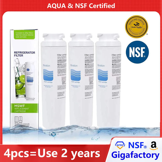 Replacement Refrigerator Water Filter Compatible with GE MSWF / 101821B / RWF1500A