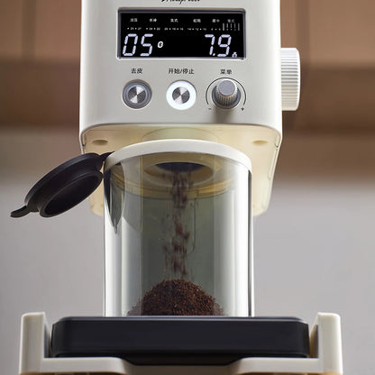 Espresso Adjustable Electric Coffee Grinder Burr 30 Levels Of Grinding Easy To Clean Send Coffee Scales And Sealed Bean Jars