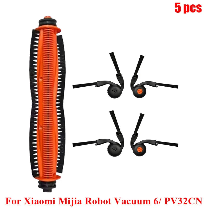 Compatible with Xiaomi Mijia Robot Vacuum 6/ PV32CN Vacuum Cleaner Accessories Main Roller Side Brush Filter Roller Mop Replacement Spare