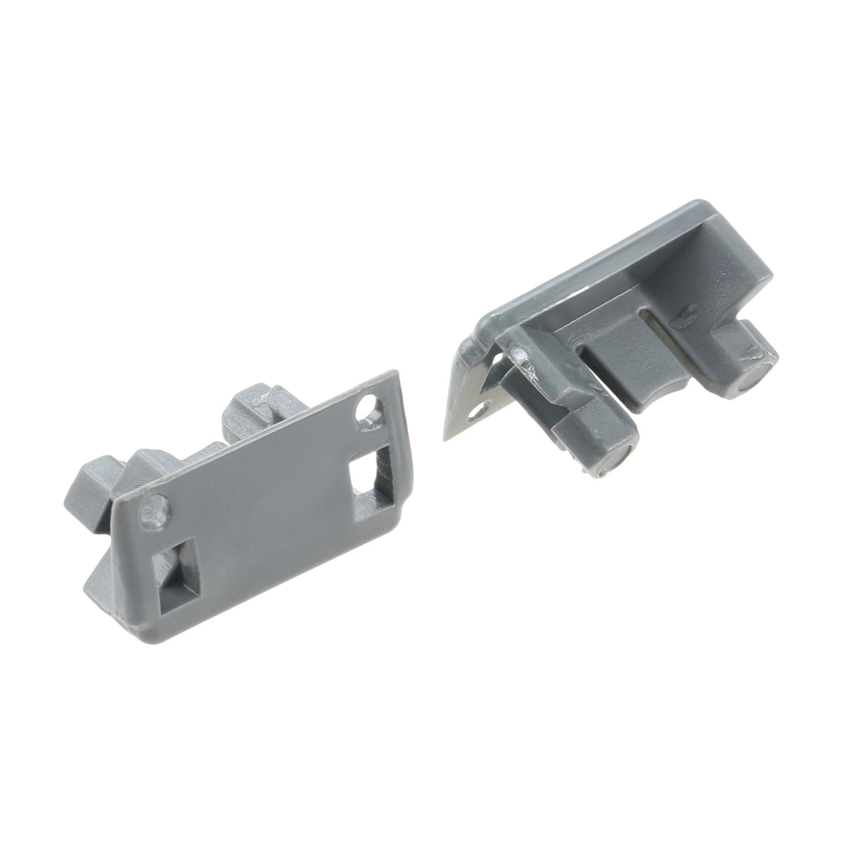 2pcs Dishwasher Rack Stop Clip W10195622 Upper Dishrack Slide Rail Rear Stop for Whirlpool/KitchenAid/Kenmore Replace AP4566222
