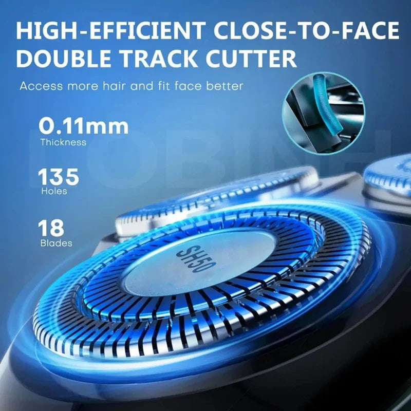 SH50 3/6/9pcs Replacement Electric Shaver Heads Compatible with Philips Series 5000 S5085 S5050 S5000 S5010 S5380 Razor Cutter Blade
