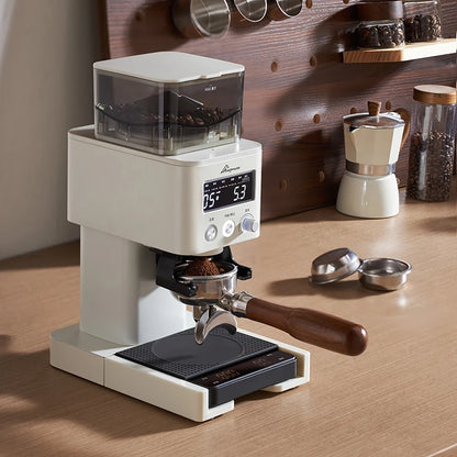 Espresso Adjustable Electric Coffee Grinder Burr 30 Levels Of Grinding Easy To Clean Send Coffee Scales And Sealed Bean Jars