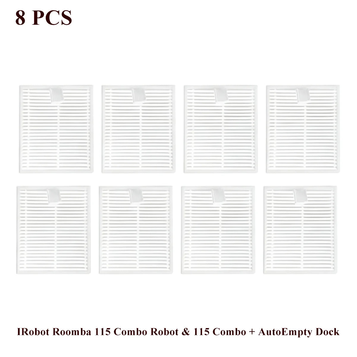 Compatible with IRobot Roomba 115 Combo/115 Combo+ Vacuum Cleaner Part Main Roller Brush Side Brush Filter Mop Pad Dust Bag Accessories