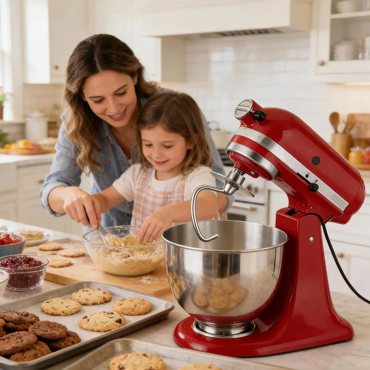Stainless Steel Dough Hook for KitchenAid Tilt-Head Stand Mixer | Fits 4.5-5QT for KitchenAid Mixers Dough Hook Attachment
