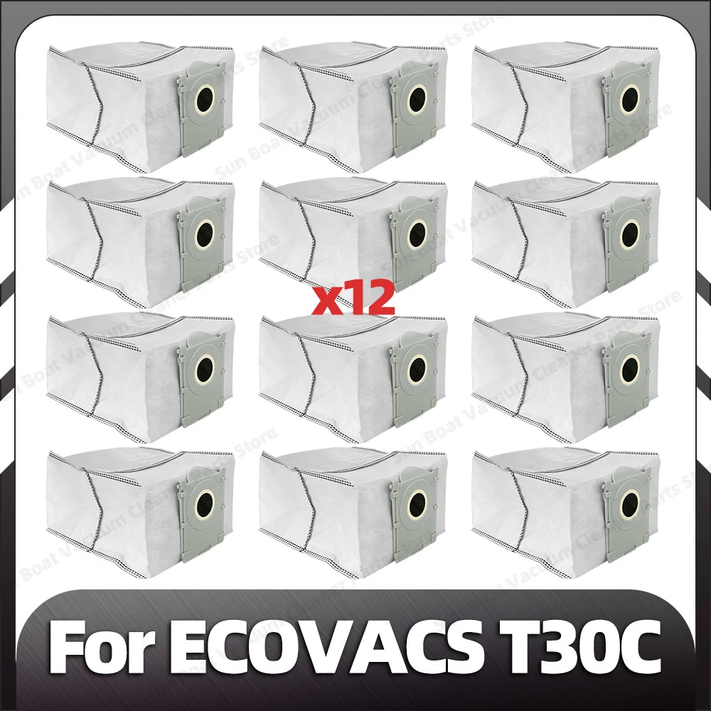 Compatible with ECOVACS T30C / T30C OMNI / T30C PRO OMNI Main Side Brush Filter Mop Pad Dust Bag Spare Parts Accessories