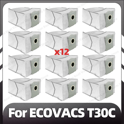 Compatible with ECOVACS T30C / T30C OMNI / T30C PRO OMNI Main Side Brush Filter Mop Pad Dust Bag Spare Parts Accessories