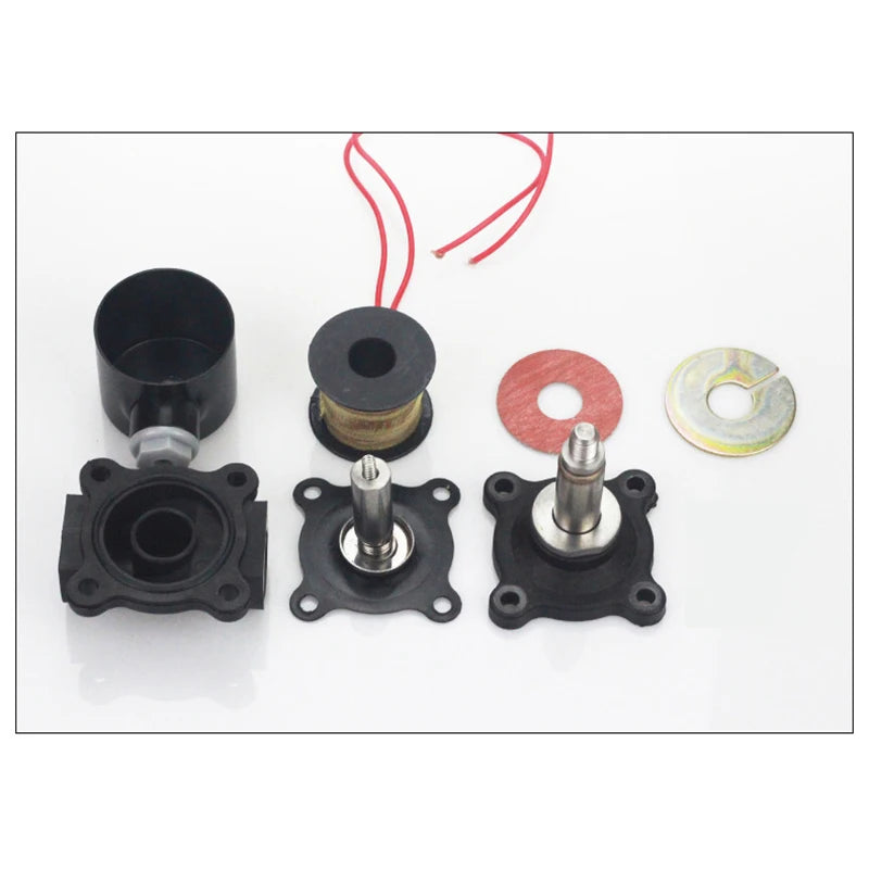 DN8-DN50 Plastic Motorized Solenoid Valve DN8 Normally Closed AC220V DC24V DC12V For Water Oil Air