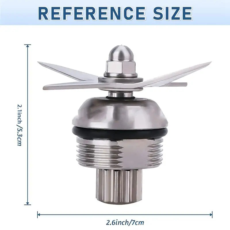 [B25B Blender Wet Blade Stainless Steel Blade Accessories Compatible with 5200 Series Blender Mixer