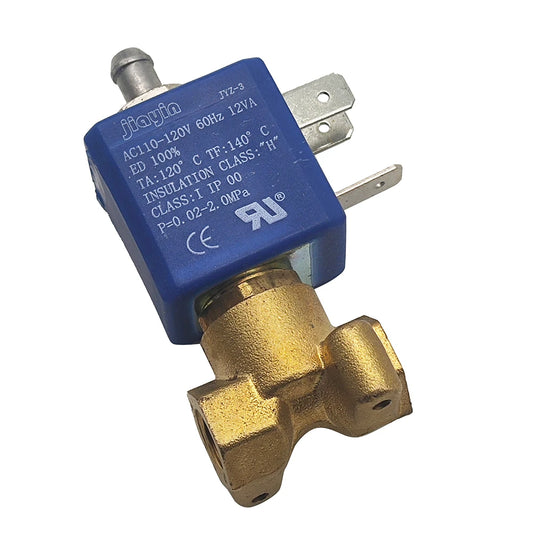 Jiayin JYZ-3 Carpet Cleaner Solenoid Valve - 1/8" NPT 110-120V AC Water Valve, 300 PSI for Carpet Clean Machines,Coffee Machine