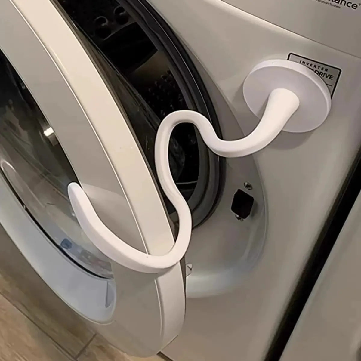 Flexible Washer & Dryer Door Prop — Black or White
