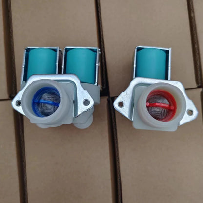 2PCS Water Inlet Valve DC62-30312J DC62-30314K Compatible with Samsung Washing Machine Replacement Parts Solenoid Kit Fix OE Error