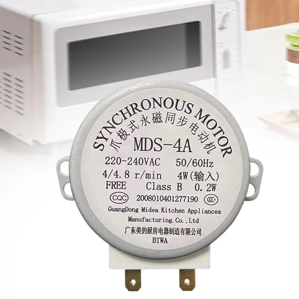 Microwave Oven Turntable Motor Replacement Metal Synchronous Motor for Kitchen Appliance Fix