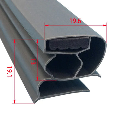 Refrigerator Door Seal — 2.5m Magnetic — Uncut Strip