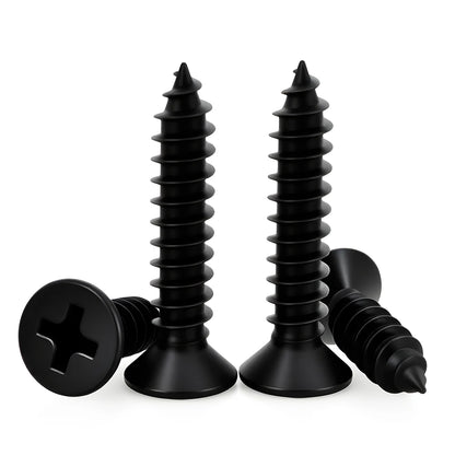 M1.7-M5 Small Micro Carbon Steel Cross Phillips Flat Countersunk Pan Head Self Tapping Wood Screw Machine Laptop Screws30-200pcs