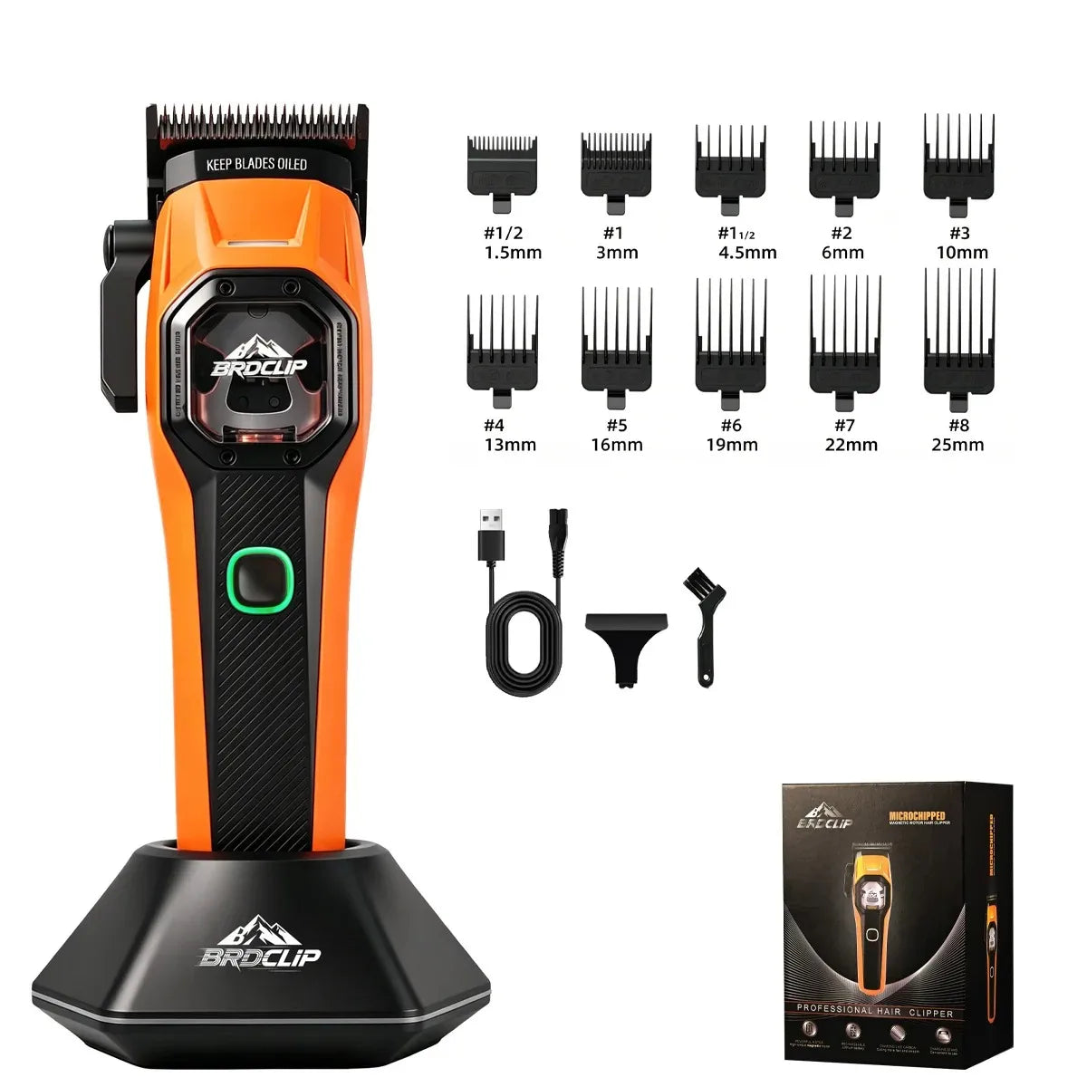Cordless Hair Trimmer — BRD-2601 / BRD-2602 / BRD-2603 Options