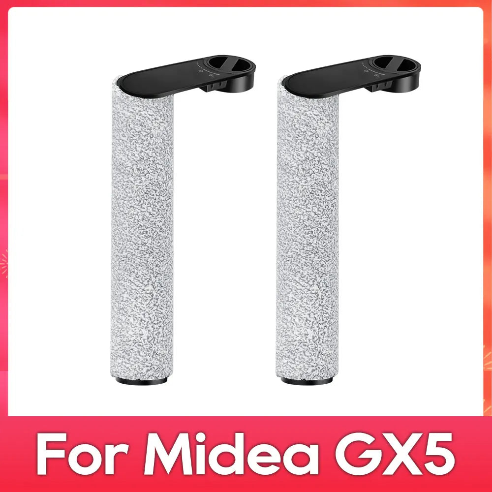 Compatible with (Midea GX5 / JONR ED12 ) Robot Vacuum Cleaner Accessories Parts Replacement Kit Roller Soft Brush Filter