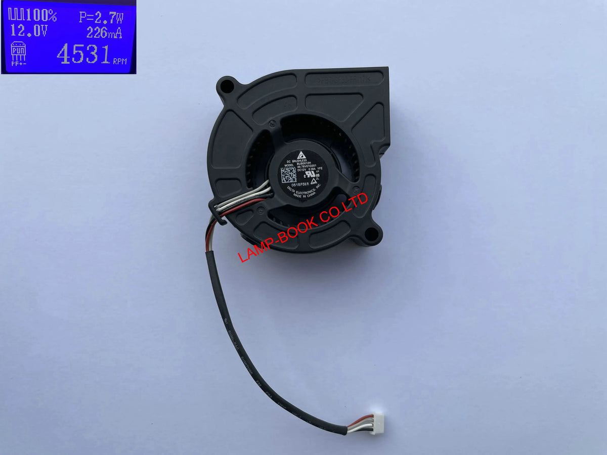 BUB0612H 12V 0.38A YFE 49.78V01G001 FAN FOR OPTOMA PROJECTOR