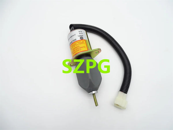 Fuel Stop Solenoid 1753ES-12A3UC5B1S1 for 4TNE106 106T Engine SL7600 SL7800 Skid Loader
