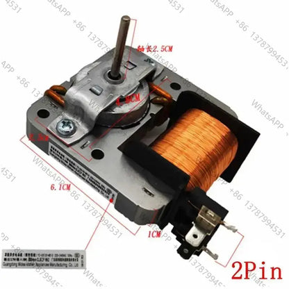 Microwave oven accessories insertFan motor heat dissipation fan 2 PINS YZ-E6120-M51D MDT-10CEF YZ-E6120-M51D For