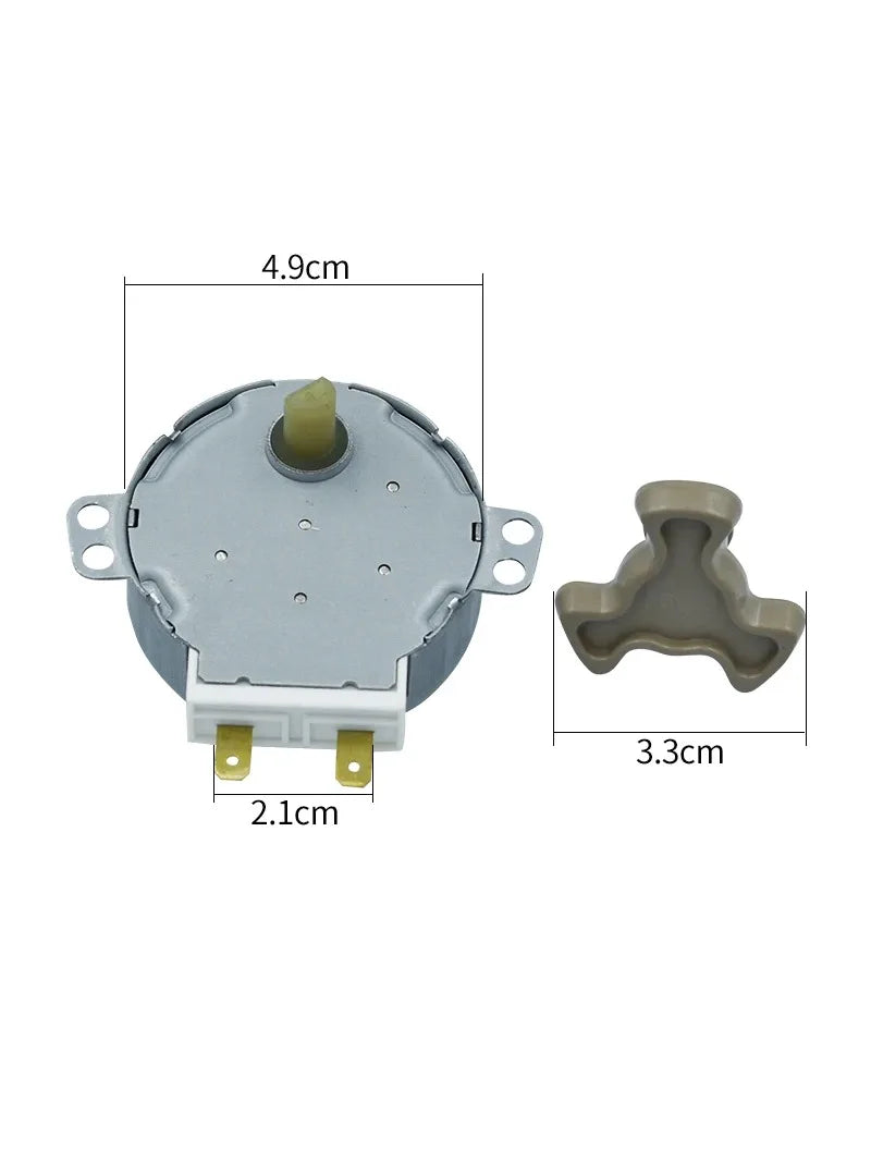 Microwave Oven Parts 220V Turntable Motor Claw Pole Permanent Magnet Synchronous Motor Glass Turntable Motor