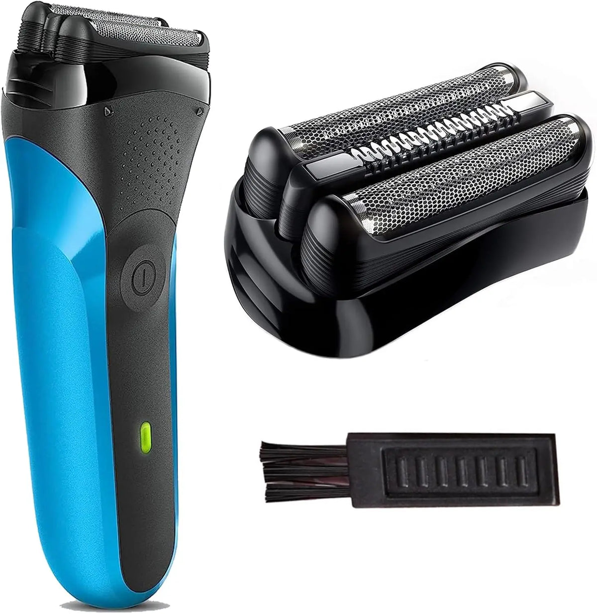 Replacement Head Compatible with Braun Series 3 S3 Wet and Dry Head Foil and Cutter Electric Shaver Head 300s,301s,320s,3080s,3040s,350cc